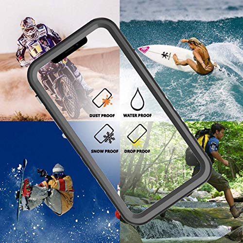 Cozycase Funda iPhone 11 Impermeable Antigolpes - 360 Grado Completa/Militar/Integral 【2m Anticaida Resistente 】 Carcasa Agua Sumergible Acuatica Estanca Antipolvo Waterproof Case con Protector Camara