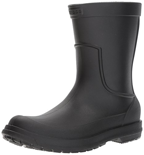 Crocs AllCast Rain Boot Men, Hombre Bota, Negro (Black/Black), 42-43 EU