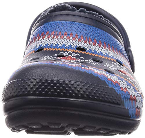 Crocs Baya Lined Clog, Zuecos Unisex Adulto, Navy, 39/40 EU