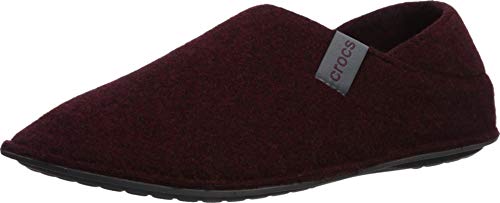 Crocs Classic Convertible Slipper, Zapatillas Altas Unisex Adulto, Rojo (Burgundy/Charcoal 60v), 38/39 EU