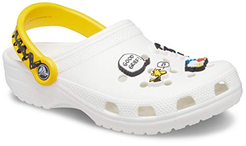 Crocs Classic Peanuts Charm Clog, Obstruccin Unisex Adulto, Multicolor, 42/43 EU