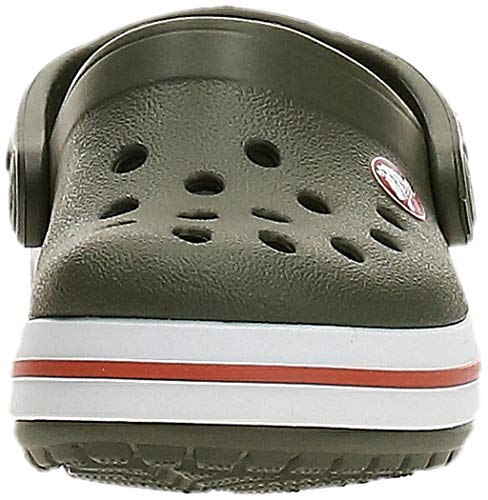 Crocs Crocband Clog Kids, Zuecos Unisex niños, Verde (Army Green/Burnt Sie 3tb), 19/20 EU