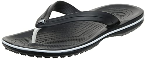 Crocs Crocband Flip, Zapatillas Unisex Adulto, Negro, 46/47 EU