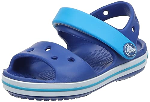 Crocs Crocband Sandal, Sandalias Unisex niños, Cerulean Blue/Ocean, 24/25 EU