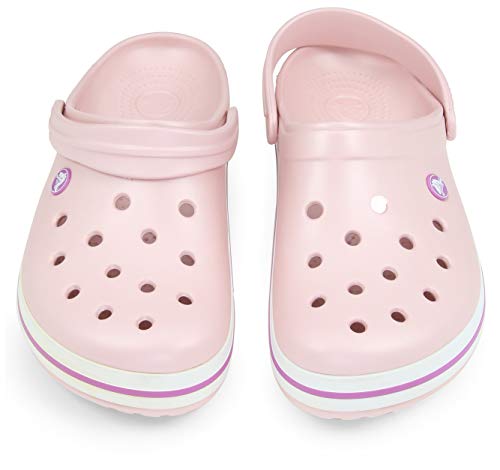 Crocs Crocband, Zuecos Unisex Adulto, Rosa (Pearl Pink Wild Orchid), 36/37 EU