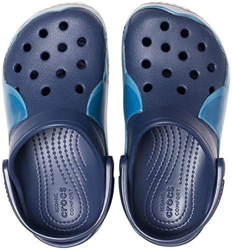 Crocs Funlab Shark Band Lights Clog Kids Navy Croslite - Reloj infantil, color, talla 25/26 EU