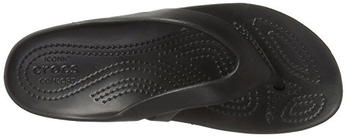 Crocs Kadee II Flip Mujer Sandali, Negro (Black), 39/40 EU