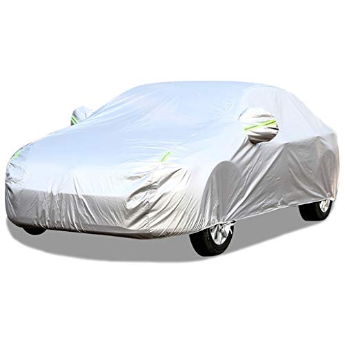 Cubierta Impermeable Del Coche Compatible Con JEPP Cherokee,Comanche,Commander,Compass Fundas Para Coche Coche Exterior Nuevo Modelo Cubierta Protectora ( Color : Silver , Size : Comanche )