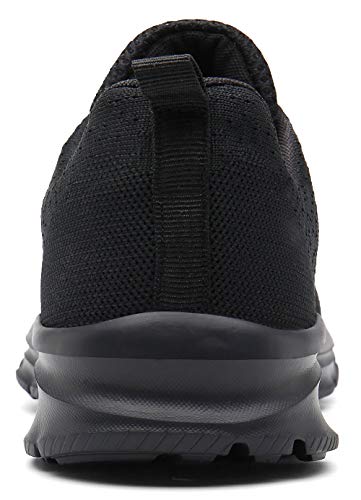 DAFENP Zapatillas de Running para Hombre Mujer Zapatos para Correr y Asfalto Aire Libre y Deportes Calzado Ligero Transpirable (Negro, Numeric_40)