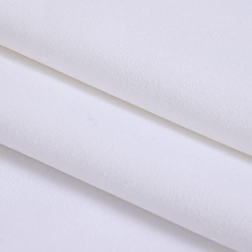 DALINA TEXTIL Fundas para Almohada 45x150cm de Largo Color Blanco- Funda Almohada 150cm de Largo Color Blanco 100% Poliéster Transpirable y Suave.