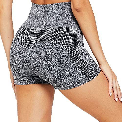 Davicher Pantalones Deportivos Cortos Leggings Mujer Push Up Mallas Yoga Alta Cintura Elásticos Leggings para Fitness Yoga Correr Secado Rápido