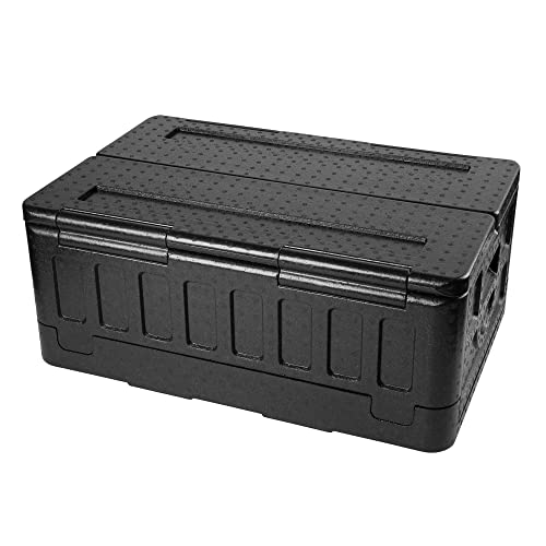 Dekohome Caja Isotérmica con Sistema Plegable Estanco y Reutilizable de Gran Capacidad, 60x40x25cm 39L