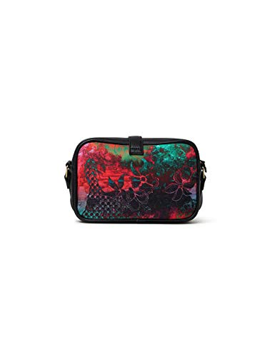 Desigual Accesorios Fabric Across Body Bag, Mujer, Rojo, U