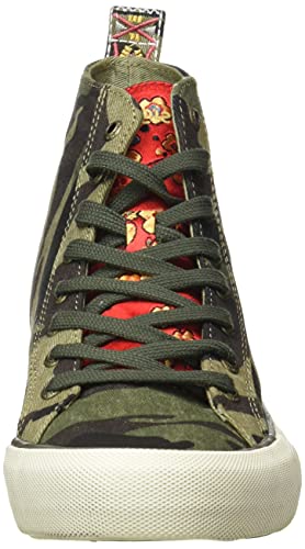 Desigual Shoes_Beta_Militar, Zapatillas Mujer, Verde, 37 EU