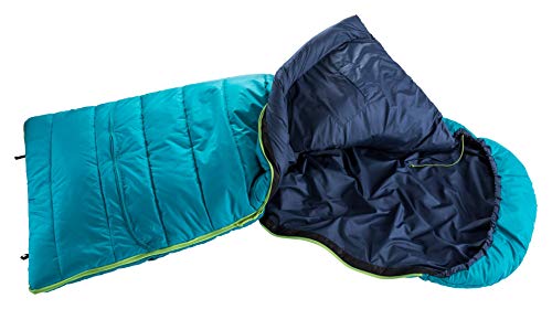 deuter Starlight SQ Saco de Dormir para niños, Unisex-Youth, Petrol-Navy, Kids