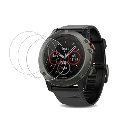 Diman [3 Pack Protector de Pantalla Compatible con Garmin Fenix 6/6 Pro, Vidrio Templado Transparente Anti-arañazos Cristal Templado para Garmin Fenix 6/6 Pro