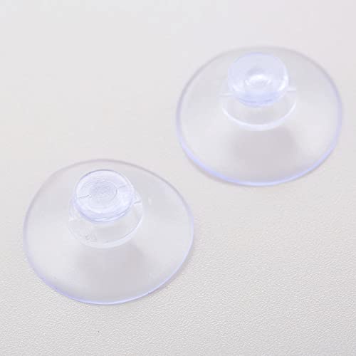 DIMENXONG 100 unids 20 mm Clear Sucker Ventosa Succionar Mushroom Sucker Pads Gancho Percha para la Cocina Cocina Cuarto de baño Doll Juguete Frigorífico Vidrio