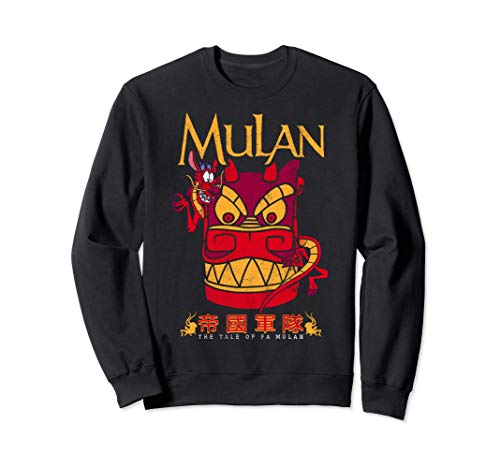 Disney Mulan Mushu Dragon Stone Head Sudadera