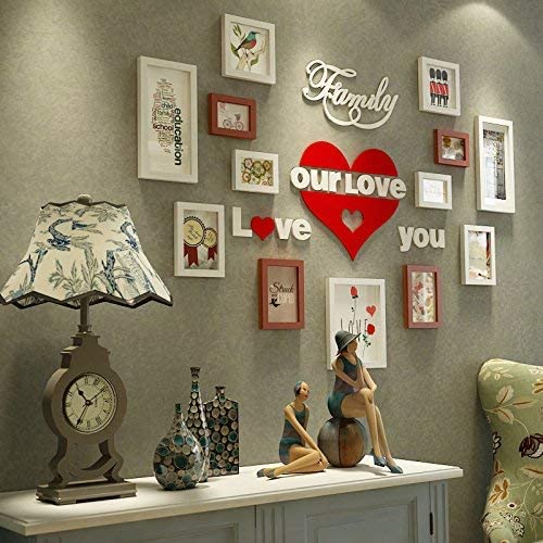 Display Photograph and Wall Décor Photo Frames 13Pcs Four 11.6X15.5Cm Four 15.7X20.8Cm One 23X28cmn Two 18X18cm Two 18X33.2Cm