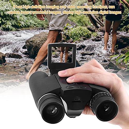 Dpofirs Prismáticos de cámara Digital con Pantalla LCD de 1.5", telescopio Digital HD de 10X25 con Zoom con función de grabación para Tomar Fotos y Videos, Deportes al Aire Libre, observación de Aves