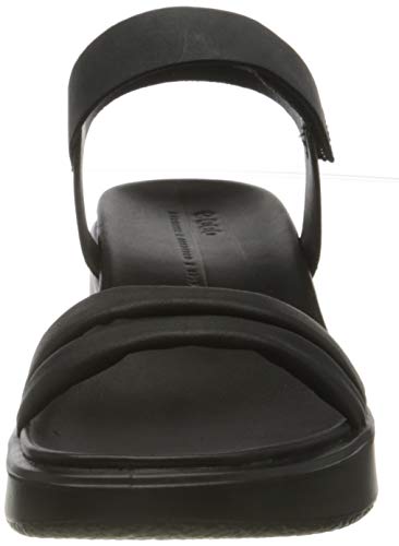 ECCO Flowtedge LX, Sandalias con tacón Mujer, Color Negro, 39 EU