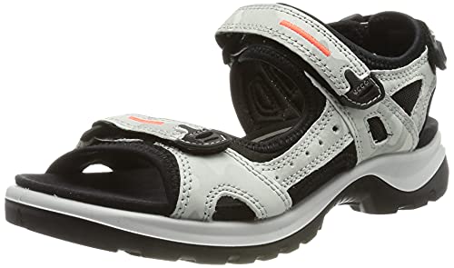 ECCO Offroad, Sandalias Mujer, Blanco y Rosa, 43 EU