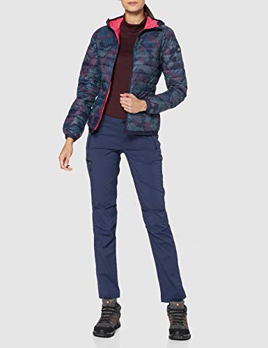 Eider Twin Peaks Hoodie w – Plumífero para Mujer, Mujer, Color Dark Night Print Camo, tamaño FR : S (Taille Fabricant : S)