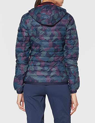 Eider Twin Peaks Hoodie w – Plumífero para Mujer, Mujer, Color Dark Night Print Camo, tamaño FR : S (Taille Fabricant : S)