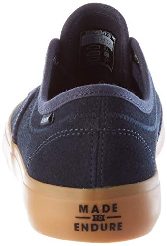 Element PASSIPH Suede, Zapatilla de Deporte Hombre, Azul (Navy), 43 EU