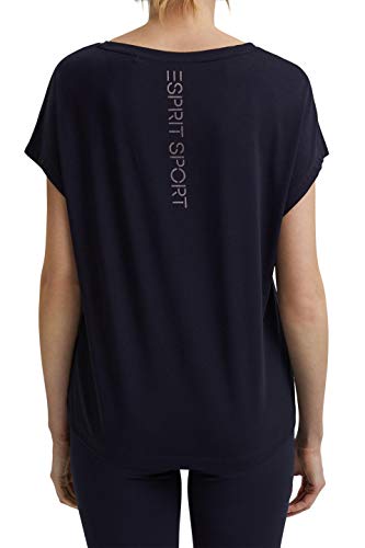 Esprit 041EI1K320 Camiseta de Deporte, Azul (Blue Navy 400), XS para Mujer