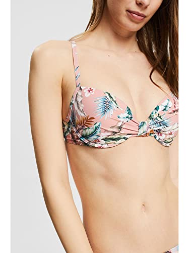 Esprit Malibu Beach RCS Push up Bra Bikini, Salmon 3, 85C para Mujer