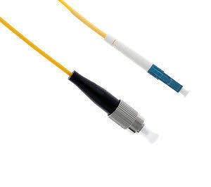 FC a LC de fibra óptica Patch Cable – 5 M/16.4 ft – solo modo – Adaptador – calidad comercial