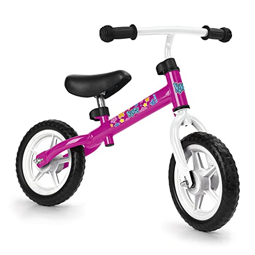 Feber-700012480 Bicicleta sin Pedales, Nancy, Color Rosa, no aplicable (Famosa 700012480)