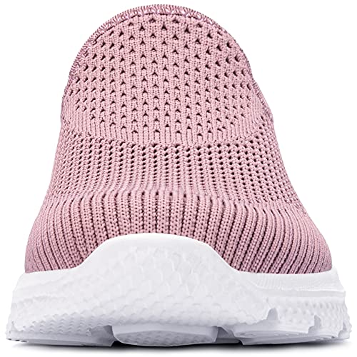 Fenlern Zapatillas Mujer Calzado Ligero Cómodo Zapatos Rosa 41