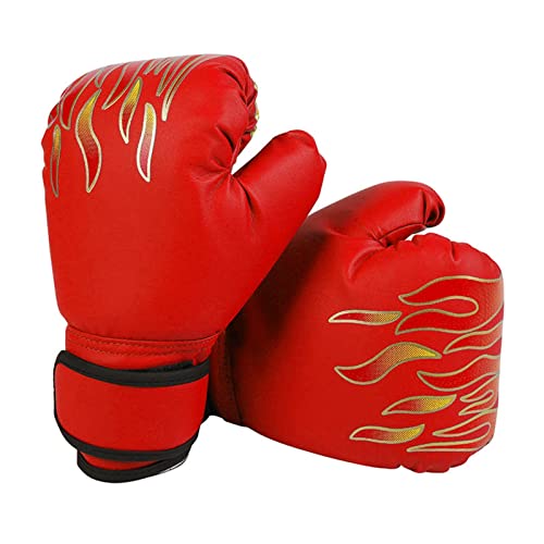 fllyiingu Guantes de Boxeo para niños - Guantes de Entrenamiento de Boxeo para jóvenes, para niños y niñas de 3 a 9 años, para Saco de Boxeo, Kickboxing, Muay Thai, muñequera ensanchada