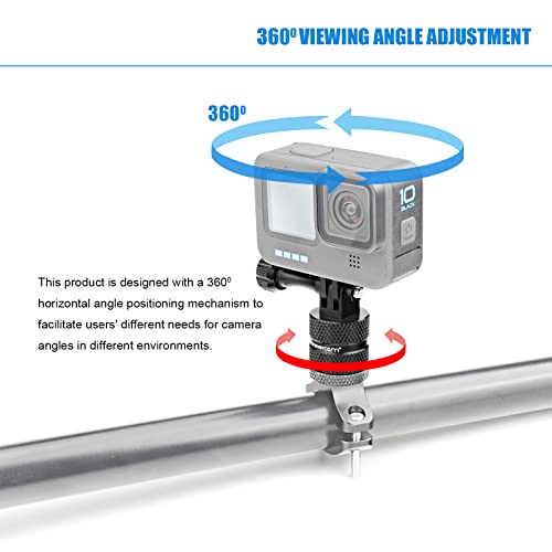 Forevercam Montura de cámara para Bicicleta, Soporte de Bicicleta de montaña de aleación de Aluminio