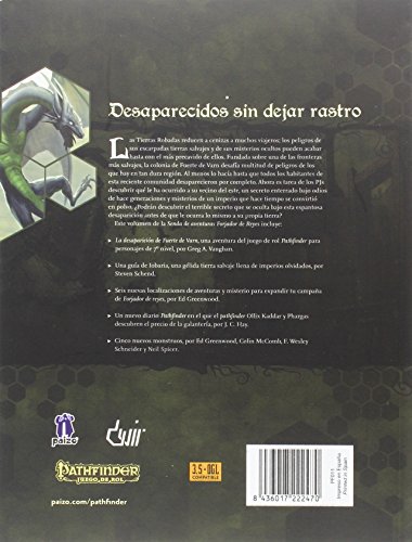 Forjador De Reyes 3. La Desaparición De Fuerte Varn (Pathfinder)