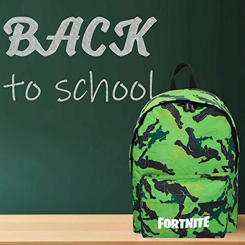 Fortnite - Mochila Camuflaje verde 31 x 43 cm (77082)