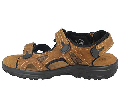 Foster Footwear - Sandalias romanas para chico adultos unisex hombre mujer , color marrón, talla 44