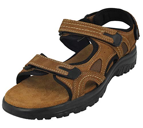 Foster Footwear - Sandalias romanas para chico adultos unisex hombre mujer , color marrón, talla 44