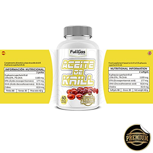 FullGas - Aceite de Krill Superba Boost 60 Softgel