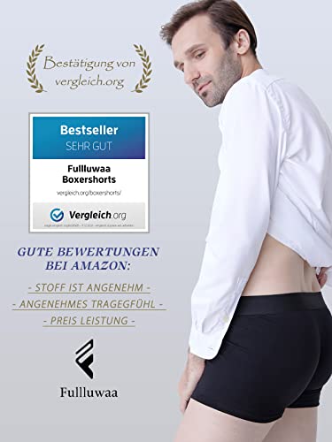 Fullluwaa Bóxer (Pack de 12) Hombre Algodón Calzoncillos-XXL