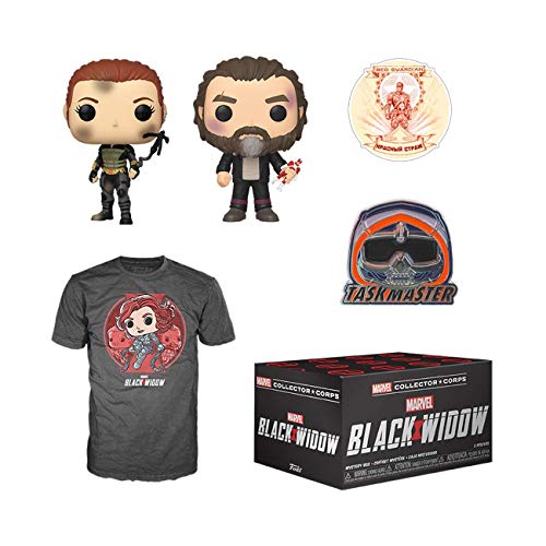 Funko Marvel Collector Corps Subscription Box, Black Widow Theme, May 2020, XL T-Shirt, Multicolor