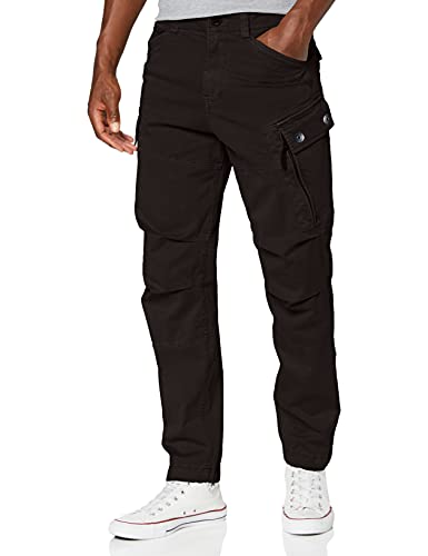 G-STAR RAW Roxic Tapered Cargo Pantalones, Gris (Raven 4893-976), 33W / 32L para Hombre