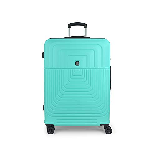 Gabol - Ego | Maleta de Viaje Grande Dura de 54 x 76 x 29 cm con Capacidad para 100 L de Color Turquesa