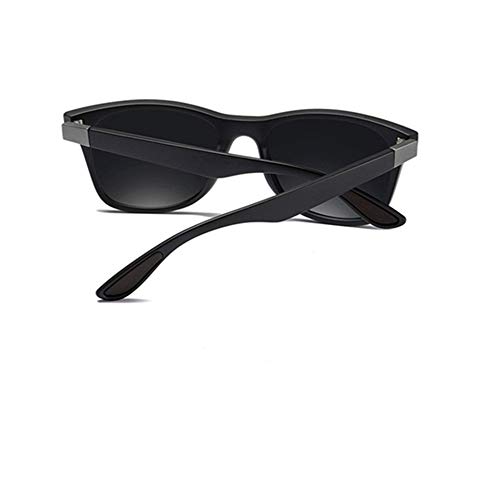 Gafas de sol polarizadas Hombre Mujer/Deportes Gafas reflectantes con verano Deportes al aire libre Conducción Pesca Montañismo Gafas de sol Hombres (Color negro)