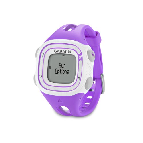 Garmin Forerunner 10 Violet, White Sport Watch – Sport Reloj (Violet, White, Water Resistant, 50 m, English, 55 x 32 Pixels, 20.6 x 19.6 mm (0.81 x 0.77))