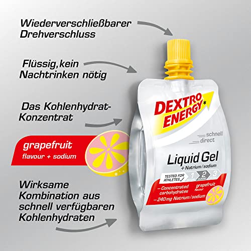 GEL LIQUIDO DEXTRO ENERGY POMELO+SODIO UV=18 60 ml