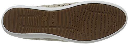 Geox D Myria D, Zapatillas Mujer, Beige (Lt Taupe C6738), 41 EU