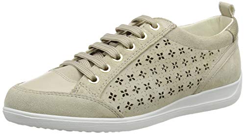 Geox D Myria D, Zapatillas Mujer, Beige (Lt Taupe C6738), 41 EU